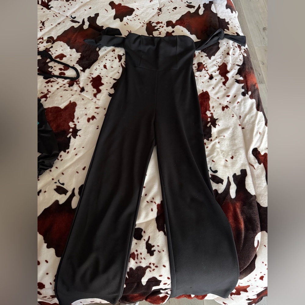 Hot Miami Styles Classic Black Jumpsuit